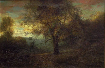 Landscape with Oaks
