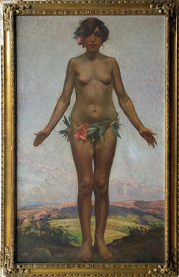 NUDE IN A MEDITERRANEAN LANDSCAPE by Filippo Marfori Savini - Auction record, sale price, and art valuation. Compare with similar artists and explore comparable artworks.