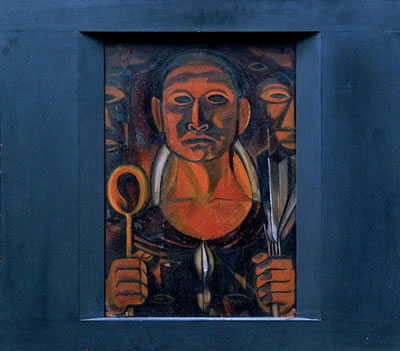 Sample artwork by Marjorie Lee Eaton (1901 - 1986), known for indian figure, genre, and portrait painting - View similar artists and auction records