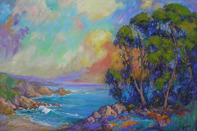 EUCALYPTUS COASTAL SKYSCAPE