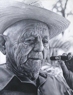 Alajandro Ribina 3 by Danys Osuna - Auction record, sale price, and art valuation. Compare with similar artists and explore comparable artworks.