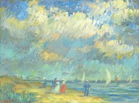 Beach Landscape with Figures
