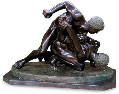GROUP OF WRESTLERS
