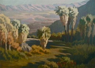"'Indian Canyon in Early Morning Light'"