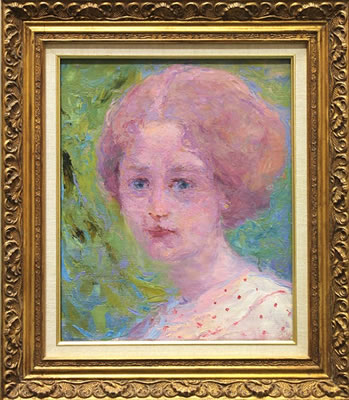 ''Woman in Polka Dot Dress'' and ''Woman in Blue Dress,'' (2)