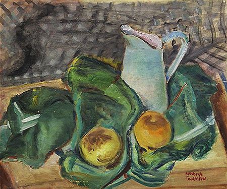 Still life with Pitcher and Apples