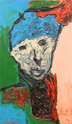 Figure with Hat, 2002 by Phe Ruiz - Auction record, sale price, and art valuation. Compare with similar artists and explore comparable artworks.