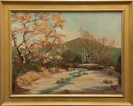 Fall in Sorrento Canyon by Kathryn Lovejoy Curran - Auction record, sale price, and art valuation. Compare with similar artists and explore comparable artworks.