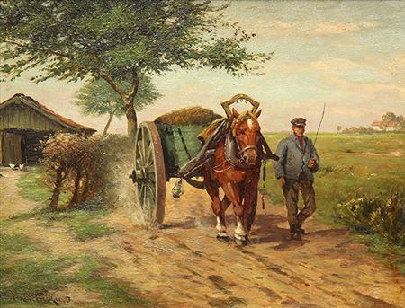 Sample artwork by Oscar Becker (1898 - 1982), known for painting - View similar artists and auction records