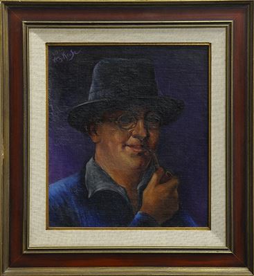 Portrait of Alexander Kruse: Self Portrait, 1913