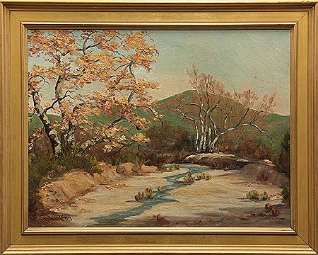 Fall in Sorrento Canyon by Kathryn Lovejoy Curran - Auction record, sale price, and art valuation. Compare with similar artists and explore comparable artworks.