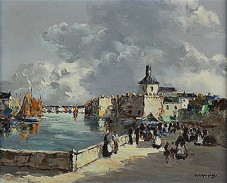 Sample artwork by Christo Charpides (1902 - 1992), known for painting - View similar artists and auction records
