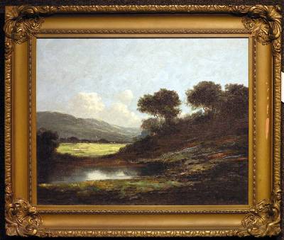 Oaks by a Lake