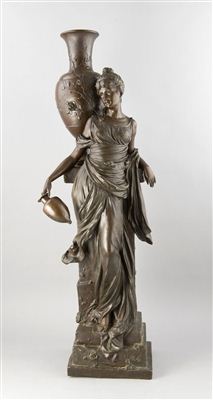 Junge Frau mit losem Krug by Alois Mayer - Auction record, sale price, and art valuation. Compare with similar artists and explore comparable artworks.