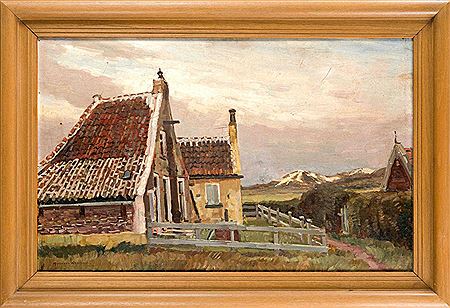 Country house in the dunes