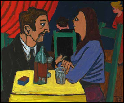 Couple in a Restaurant