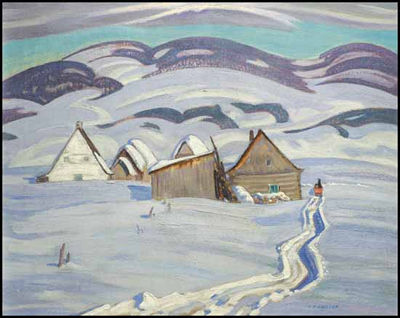 Winter Afternoon near Baie Saint-Paul, Quebec