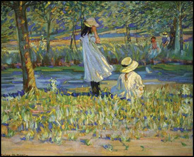 Sample artwork by Helen Galloway McNicoll (1879 - 1915), known for landscape, beaches, figures, and genre painting - View similar artists and auction records