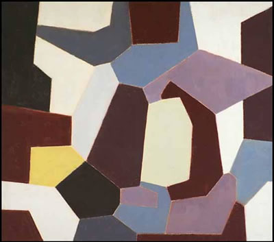 Sample artwork by Rodolphe De (Jauran) Repentigny (1926 - 1959), known for geometric abstract painting, photography, art criticism - View similar artists and auction records