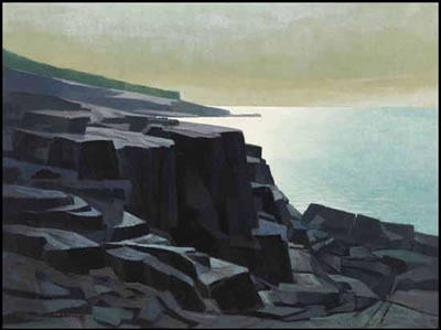 Shore of Stone: Prim Point, NS, on Bay of Fundy, Near Digby