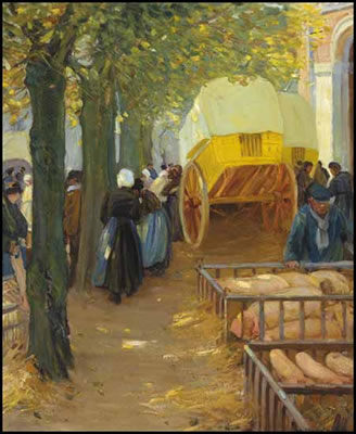 Market in Brittany