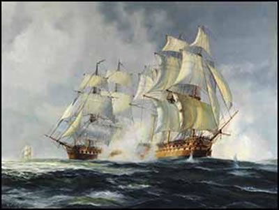 Capture of the Foudroyant by the Monmouth