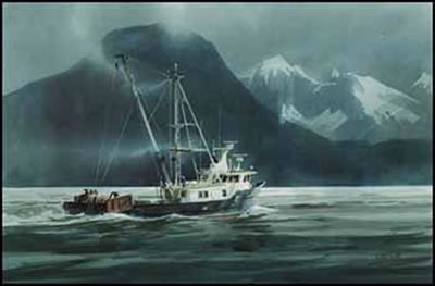 In Howe Sound, BC