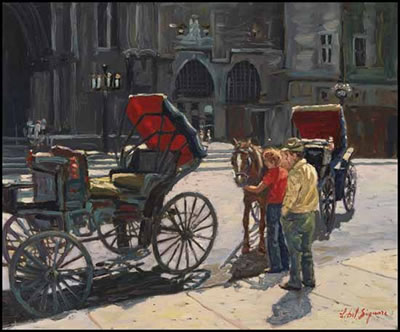 Sample artwork by Littorio Del Signore (Born 1938), known for painting - View similar artists and auction records