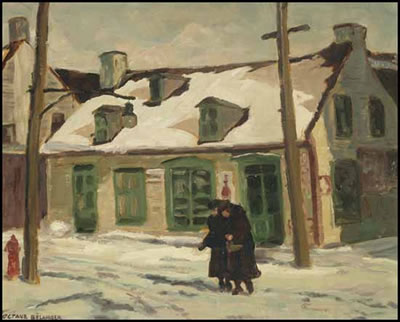 Vieux Montréal, rues Lagauchetière et Beaudry by Louis Joseph Octave Belanger - Auction record, sale price, and art valuation. Compare with similar artists and explore comparable artworks.
