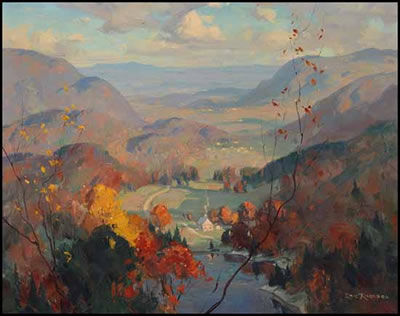 Autumn Afternoon from Mt. McTaggart, Ste. Adele