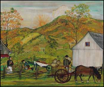 Scène d'automne by Marie Bouchard - Auction record, sale price, and art valuation. Compare with similar artists and explore comparable artworks.