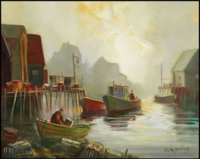 Peggy's Cove by William De Garthe - Auction record, sale price, and art valuation. Compare with similar artists and explore comparable artworks.