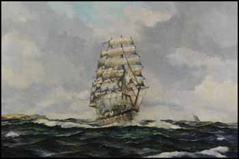 Hoisting the Flying Jib - Steel Ship "Mount Stewart"