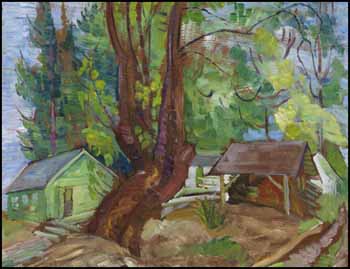 The Large Maple That Used to be in Front of the Cottage by Irene Hoffar Reid - Auction record, sale price, and art valuation. Compare with similar artists and explore comparable artworks.