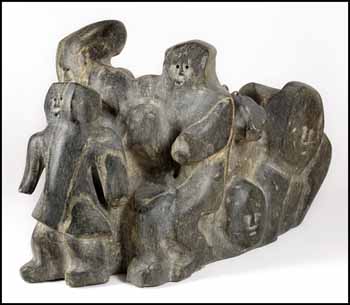Family Story by Thomas Ugjuk - Auction record, sale price, and art valuation. Compare with similar artists and explore comparable artworks.