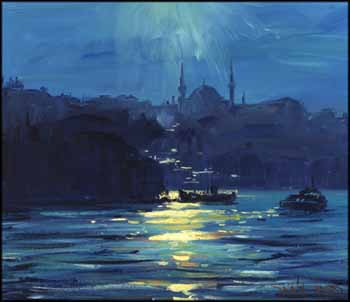 Evening at the Golden Horn, Istanbul