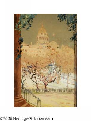 Sample artwork by Samuel Gideon (1875 - 1945), known for mission other architectural, illustrator - View similar artists and auction records