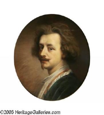Portrait of James Champney: Copy of Van Dyck Self Portrait