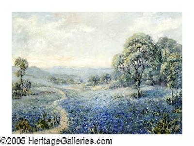 Bluebonnet Landscape by Jessie Agnes Palmer - Auction record, sale price, and art valuation. Compare with similar artists and explore comparable artworks.
