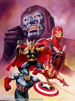 Avengers Litho Art (Marvel, 2000)