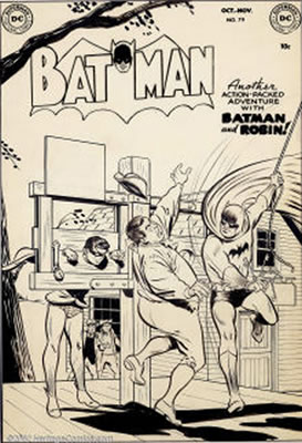Original Cover Art for Batman #79 (DC, 1953)