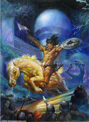 Cover Painting for Savage Sword of Conan #233