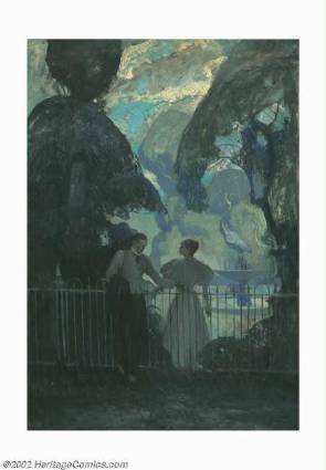 Original Magazine Story Illustration