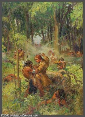 Untitled "Fighting Indians"
