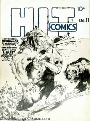 Cover Art for Hit Comics