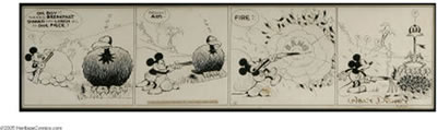 Mickey Mouse Daily #15 Comic Strip Original Art (King Features, 1930).