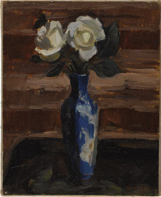 Still Life with Blue Vase
