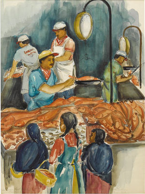 Sample artwork by Doris Childress (1909 - 2001), known for figure, landscape, genre painting - View similar artists and auction records