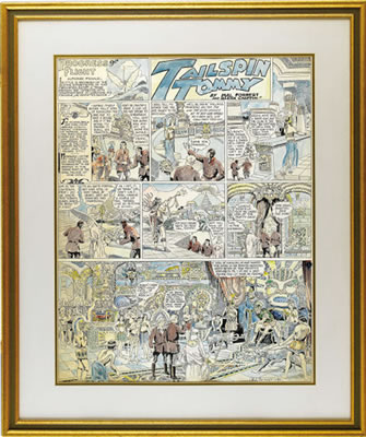 Sample artwork by Hal Forrest (1893 - 1959), known for illustrator-comic strip, cartoonist - View similar artists and auction records
