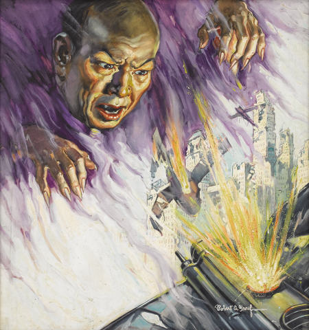 The War of the Purple Gas by Robert Graef - Auction record, sale price, and art valuation. Compare with similar artists and explore comparable artworks.